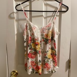 Abercrombie & Fitch floral tank top